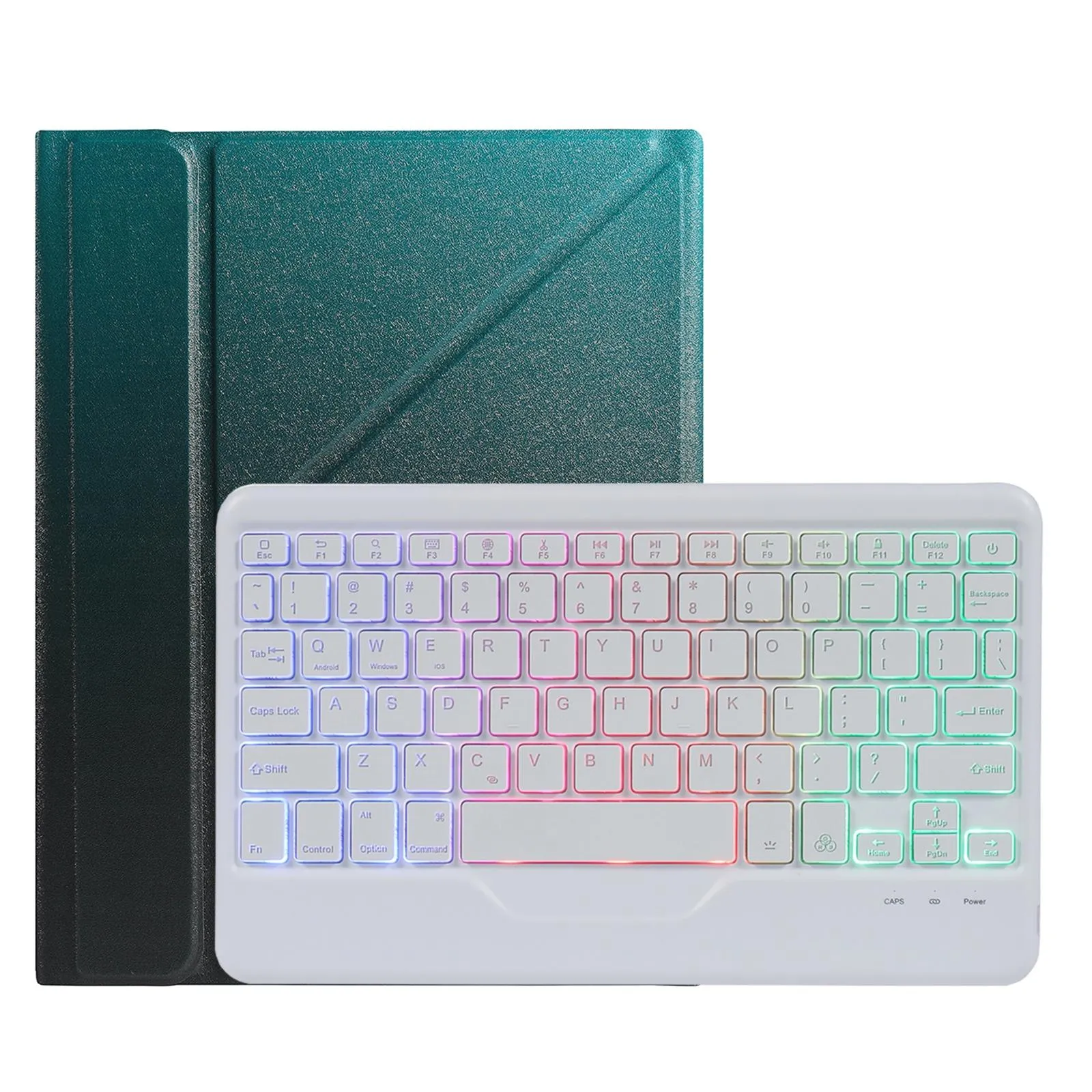 10.2 / 10.5 Inch Bluetooth Keyboard Tablet Case With Triangle Holder & Pen Slot