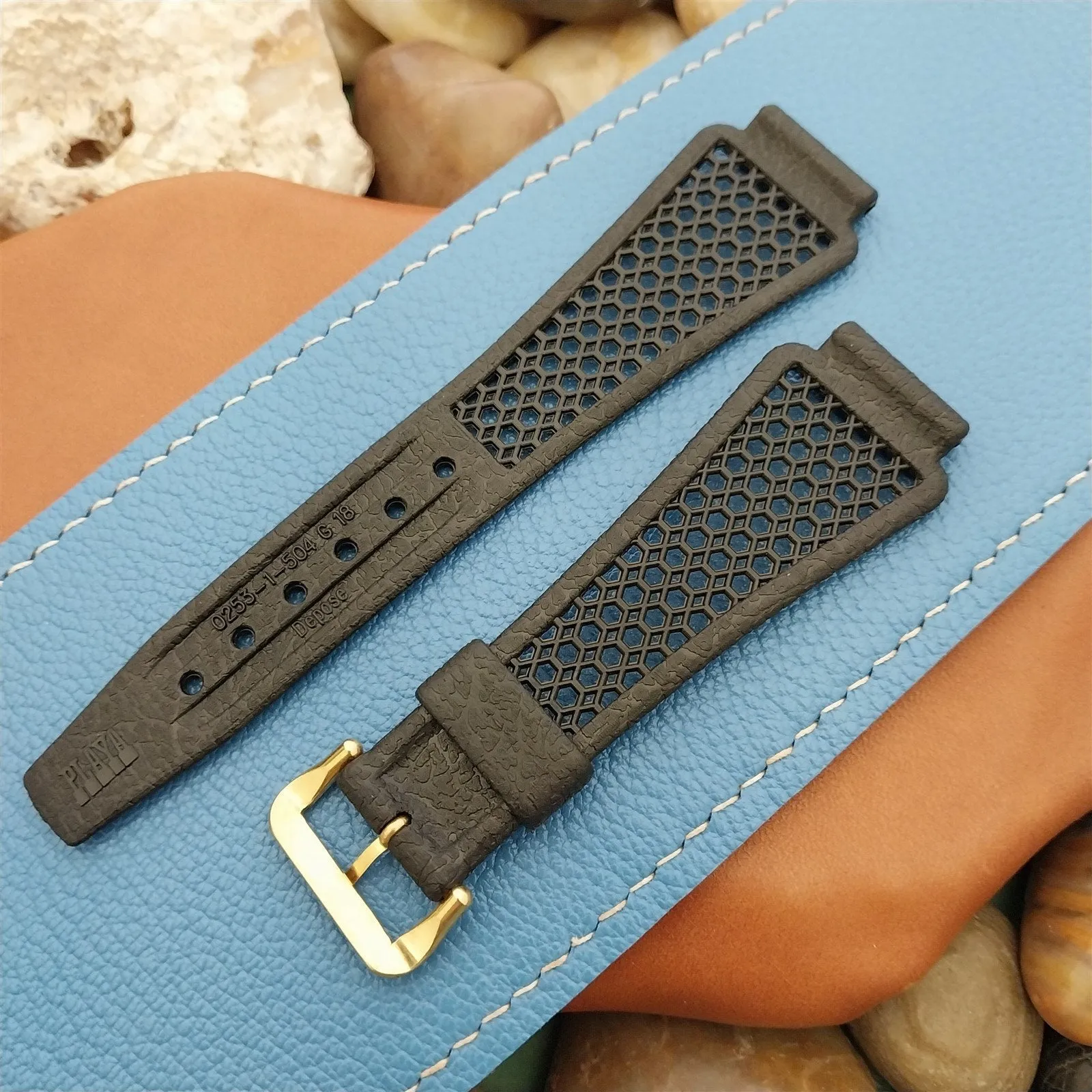 18mm Skindiver Golay Playa Swiss Tropical Scuba Diver nos 70s Vintage Watch Band