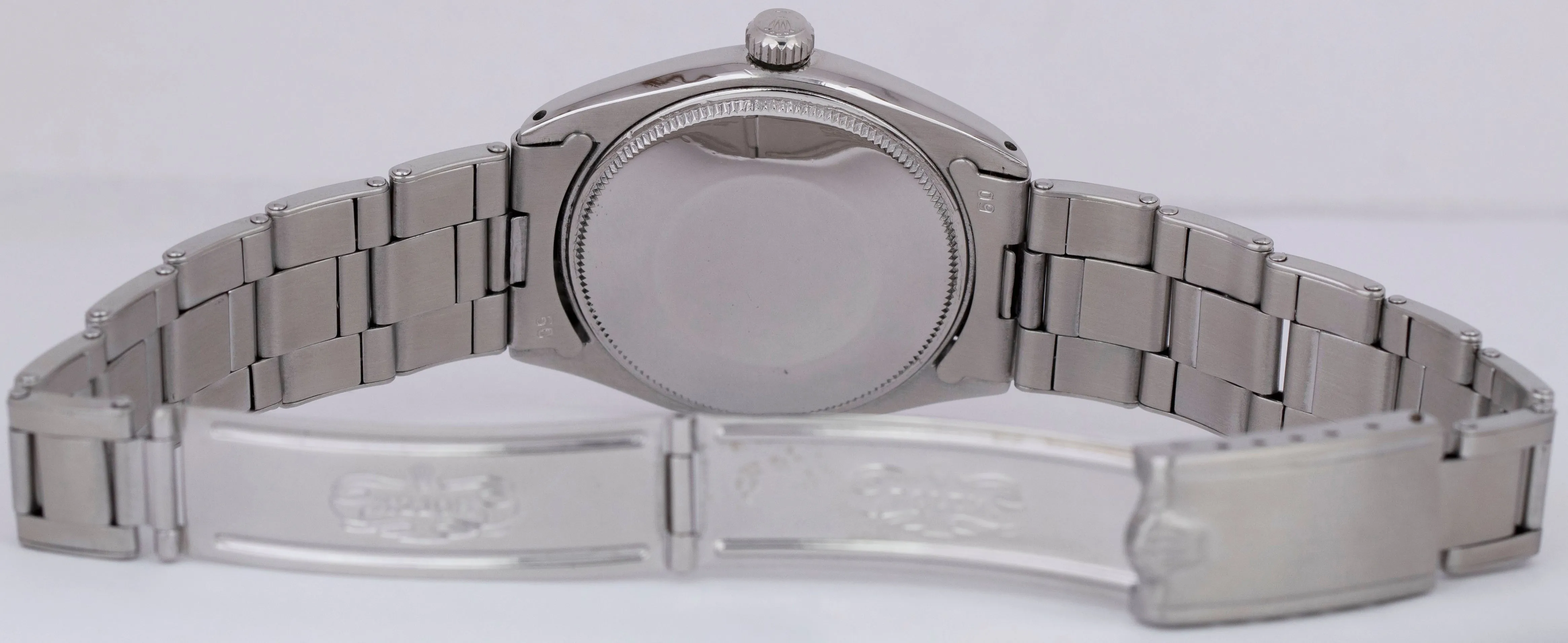 1962 Rolex Oyster Perpetual Air-King Super Precision Silver 34mm Stainless 5500