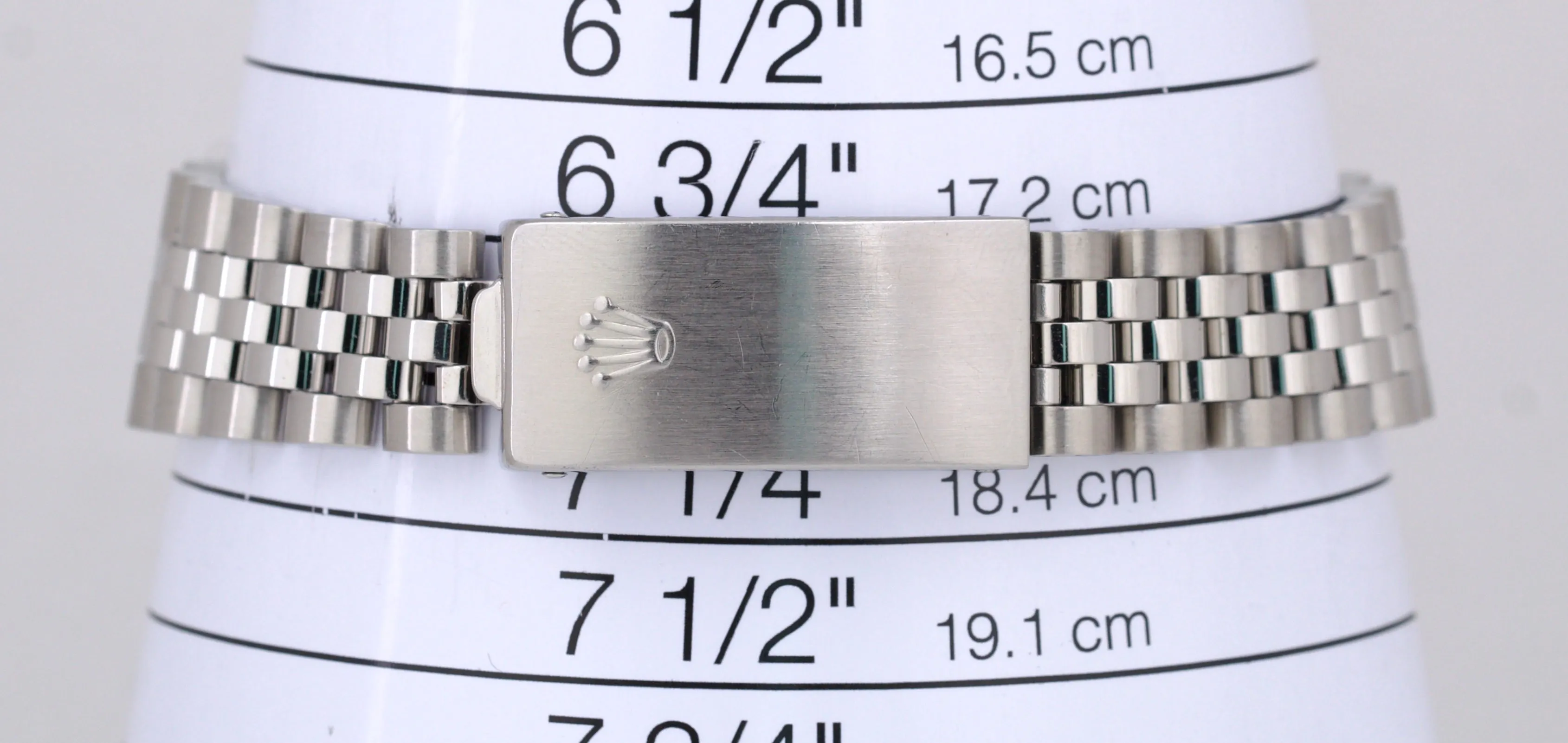 1984 Rolex Oysterdate Precision SILVER Manual Stainless Steel JUBILEE 34mm 6466