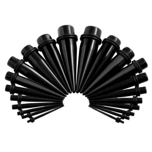 1PCEar Piercing Acrylic Ear Tapers Expander Stretching Ear Stretchers Plugs and Tunnel Ears Piercings 1.6--16mm Sex Body Jewelry