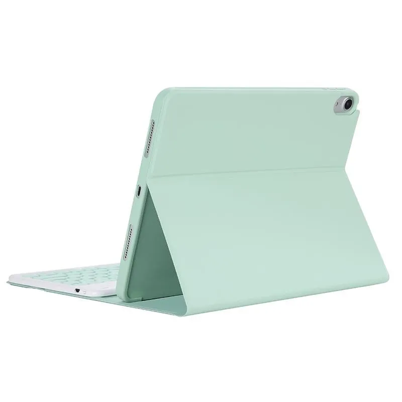 2021 Detachable Bluetooth Keyboard Leather Case For Ipad Pro 11 With Pen Slot & Stand
