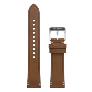 20mm Leather Watch Strap - Tan