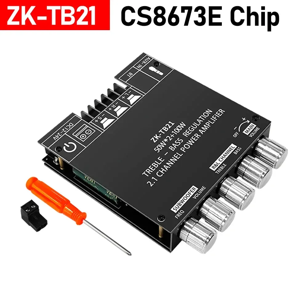 2.1 Channel Subwoofer Amplifier Board with Bluetooth