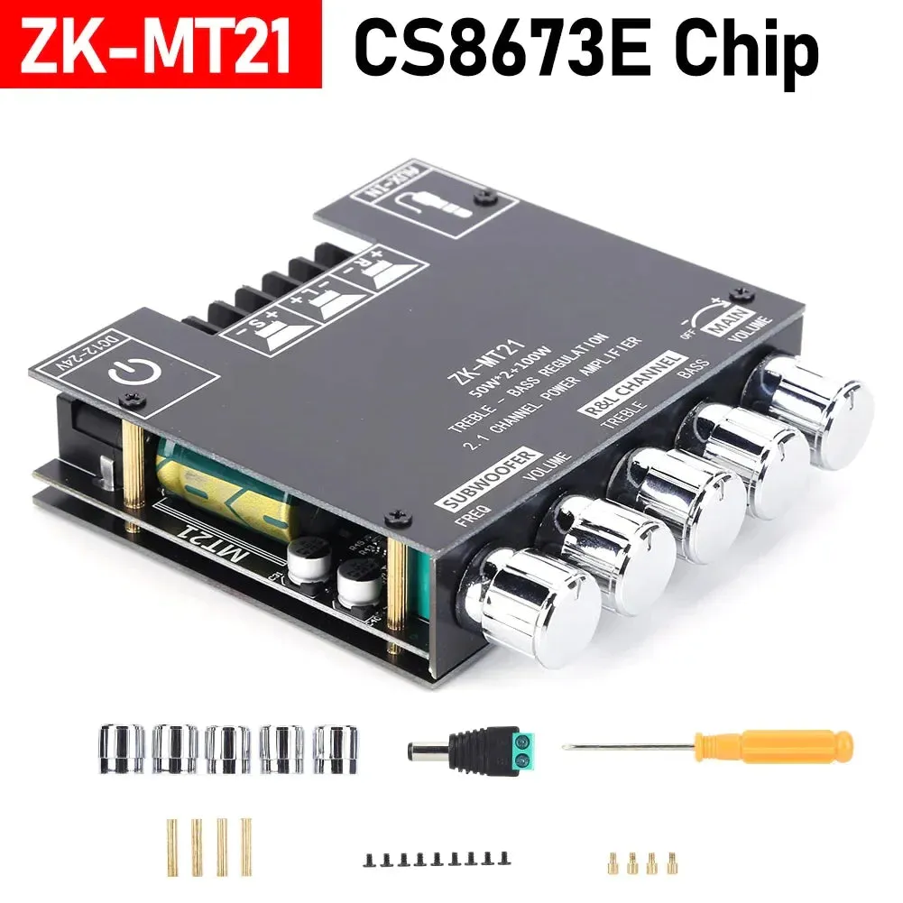 2.1 Channel Subwoofer Amplifier Board with Bluetooth