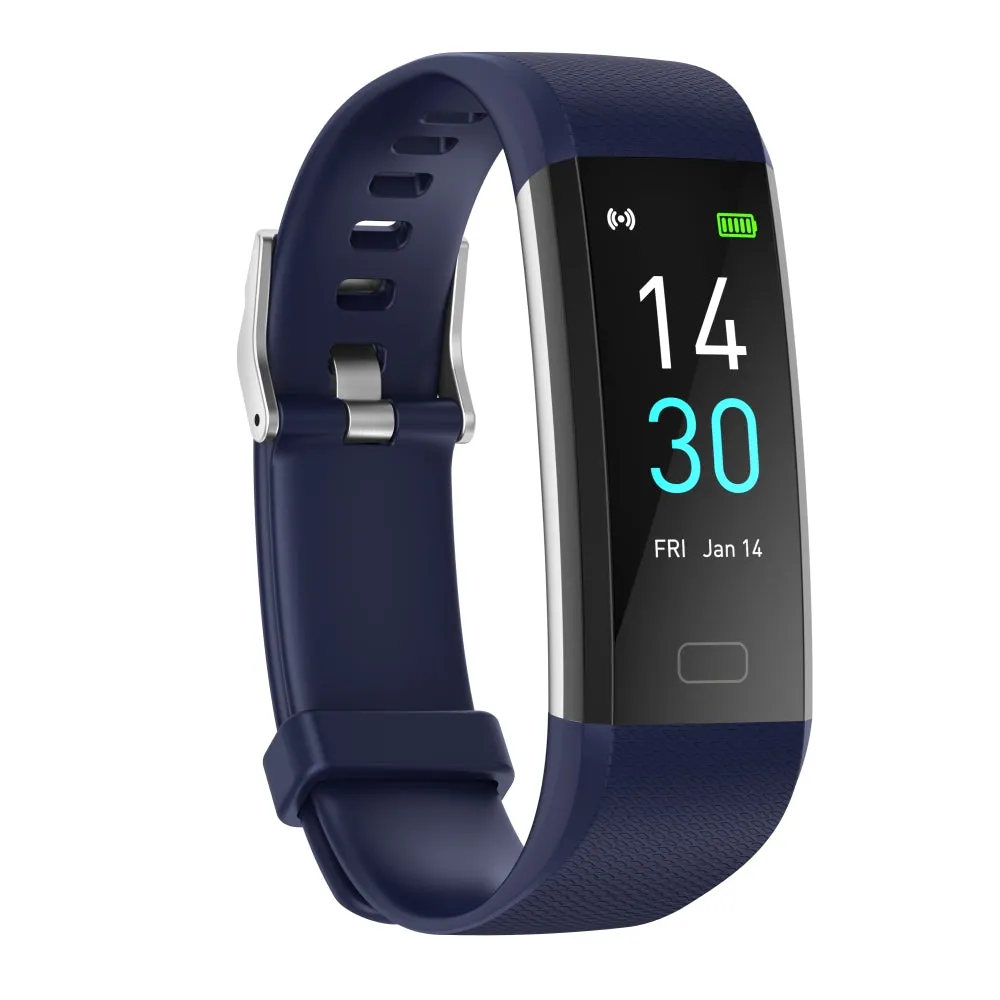 ACTIW-PRO Smart Fitness Tracker HR - Blood Pressure, Heart Rate, Steps, Calories & Sleep Monitor | BLUE