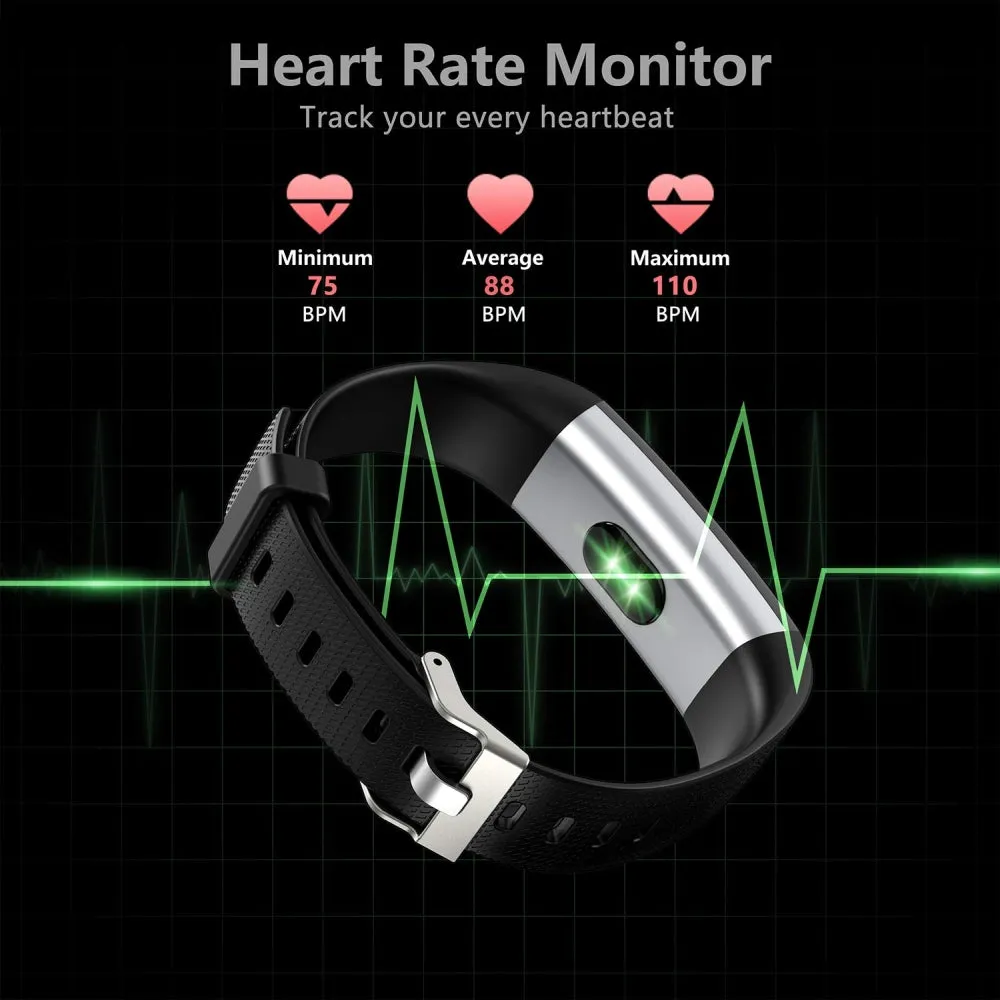 ACTIW-PRO Smart Fitness Tracker HR - Blood Pressure, Heart Rate, Steps, Calories & Sleep Monitor | PURPLE