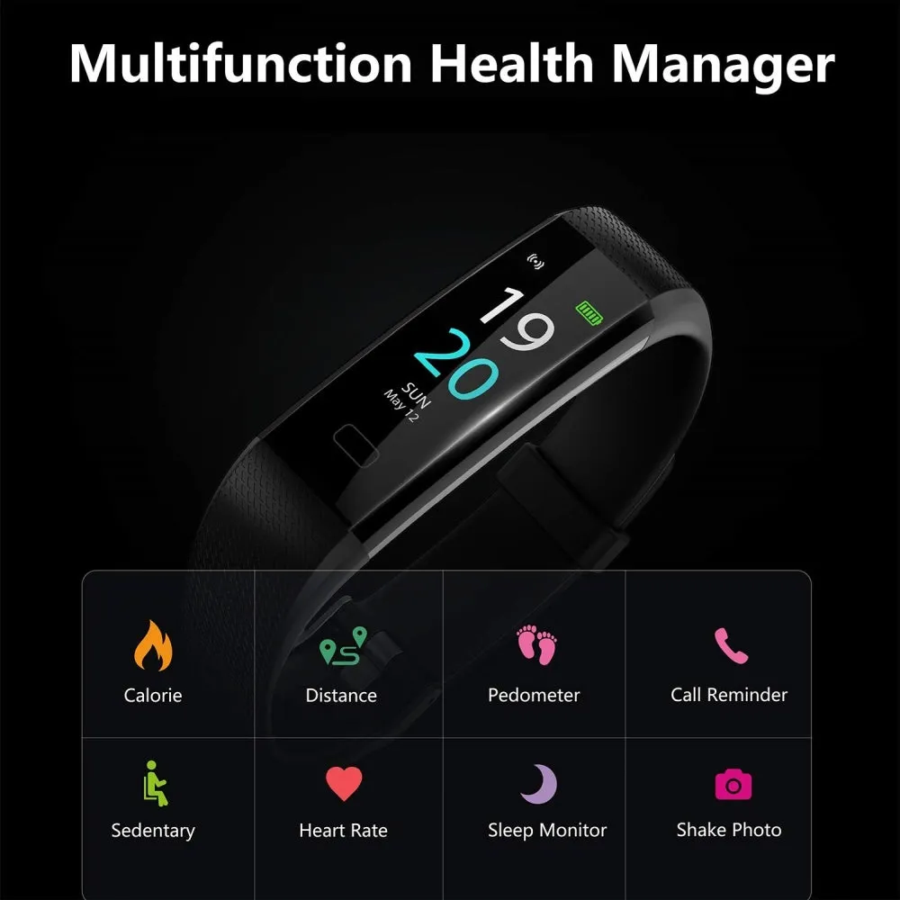ACTIW-PRO Smart Fitness Tracker HR - Blood Pressure, Heart Rate, Steps, Calories & Sleep Monitor | PURPLE