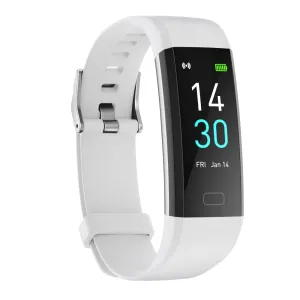 ACTIW-PRO Smart Fitness Tracker HR - Blood Pressure, Heart Rate, Steps, Calories & Sleep Monitor | SILVER (Light Gray)