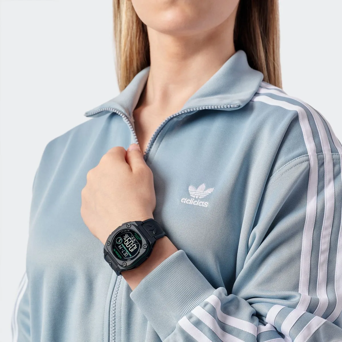 Adidas Originals Digital Neg Display Dial Unisex Digital Watch - AOST23569