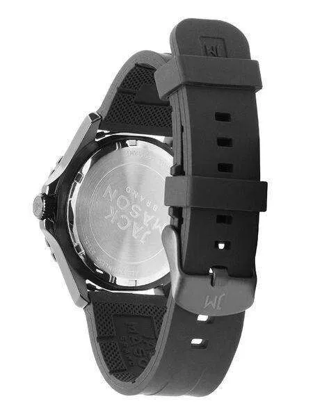 Alabama Crimson Tide Men's Blackout Silicone Strap Watch by Jack Mason