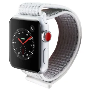 Apple Watch Nike  Series 3 (GPS   LTE) 38mm Silver Aluminum Case w/ White Loop