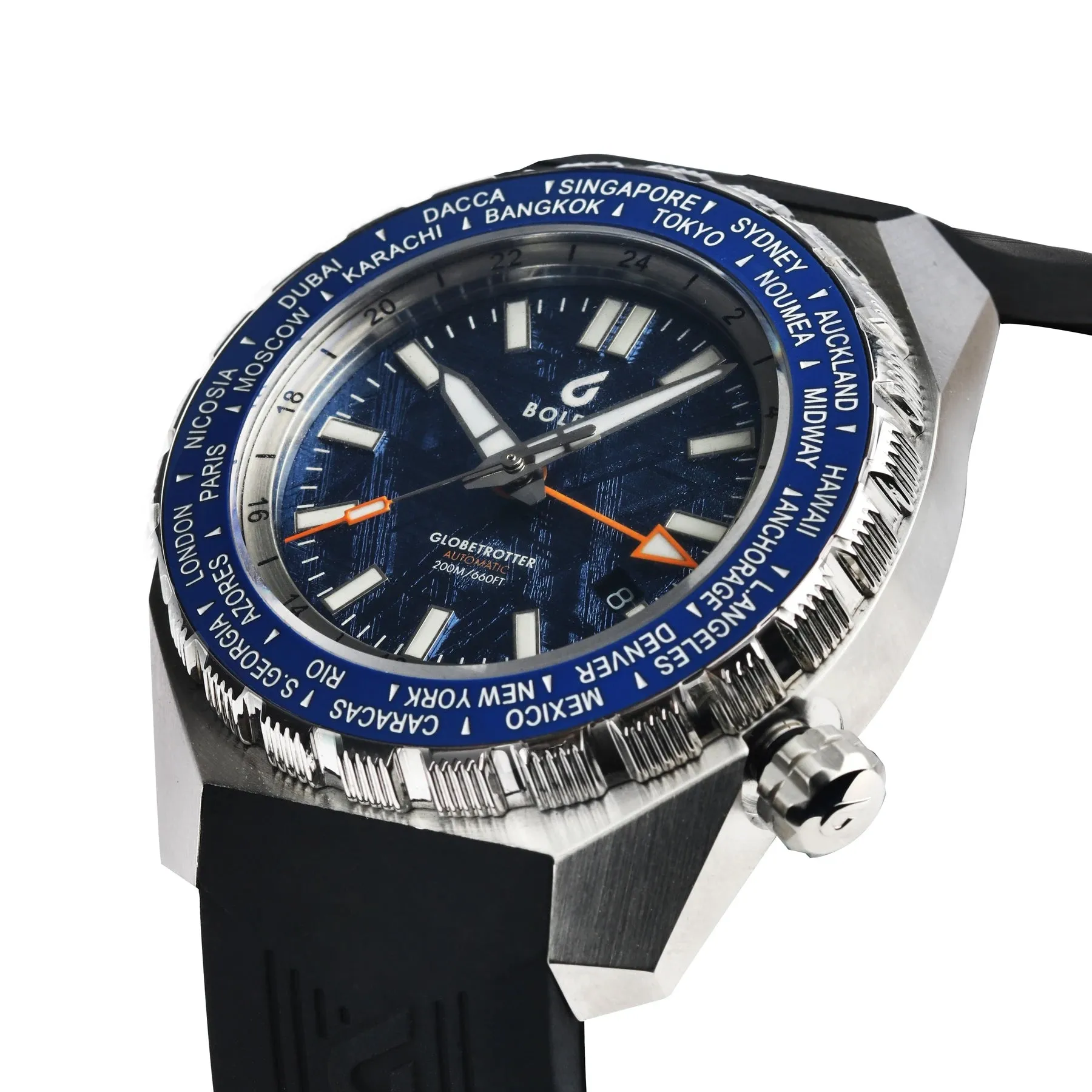 BDR Watch Globetrotter GMT Meteoblue