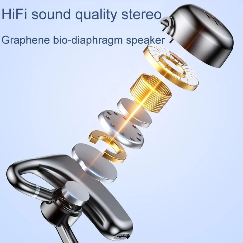 Bone Conduction Gaming Bluetooth Earphones with Noise Reduction