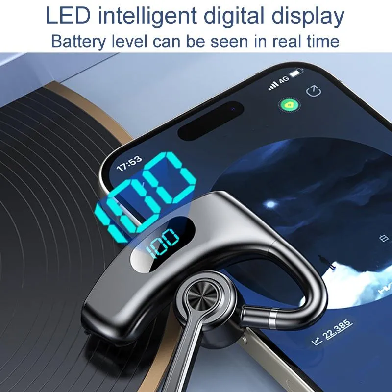 Bone Conduction Gaming Bluetooth Earphones with Noise Reduction