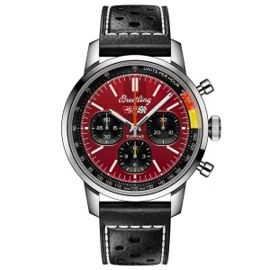 Breitling Top Time B01 Chevrolet Corvette 41mm Red Dial Automatic Chronograph Gents Watch AB01761A1K1X1