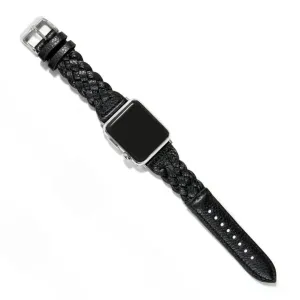 Brighton Sutton Braided Apple Watch Band - Black