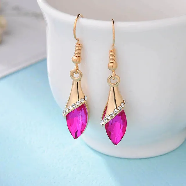 Brincos Crystal Earrings For Women Hot sale Fashion costume Jewelry Women Special Offer Classic Long Earring Pendientes