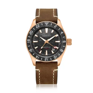 Bronze Sea Star GMT Black Carbon Figber Dial and Bezel Inlay