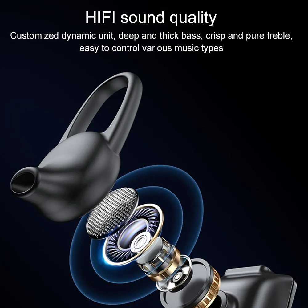 Bt2 Brushed Single Ear Wireless Bluetooth Headphones Black