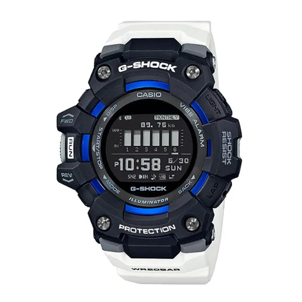 Casio G-Shock G-SQUAD Bluetooth’?????¶ôÇï¶ôǝ??’?????¶ôÇï¶ôǝ?’?????¶ôÇï¶ôíôÇïÇ?ÇîÇ??€õ’??ǯ¶ôÇû¶ô¶©Ç??€õ????? White Resin Band Watch GBD100-1A7 GBD-100-1A7