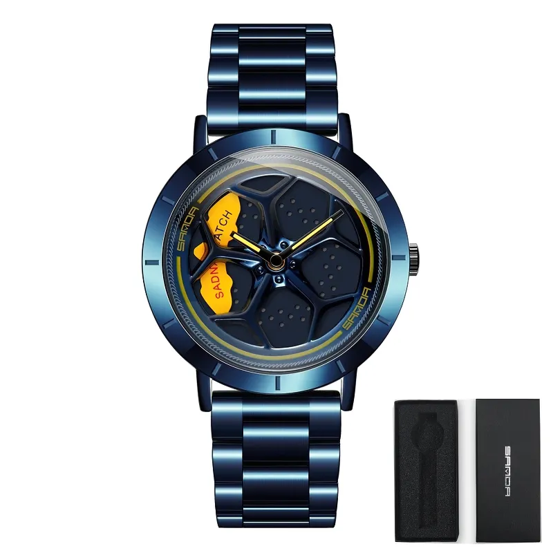 Casual Waterproof Analog Watch Of Rotating Roulette Dial For Men / Quartz Accessories
