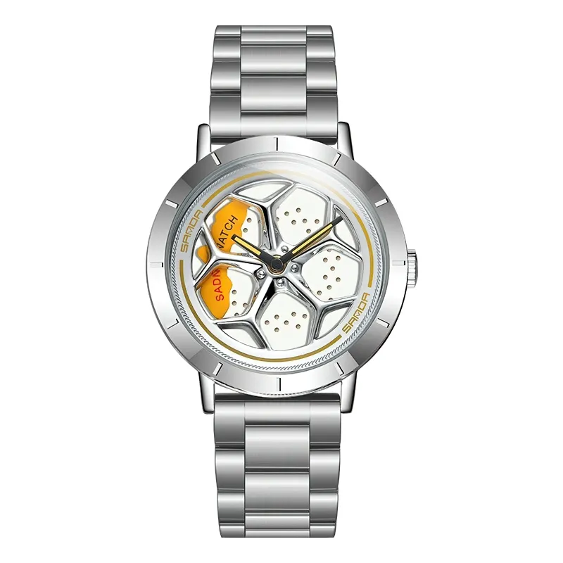 Casual Waterproof Analog Watch Of Rotating Roulette Dial For Men / Quartz Accessories