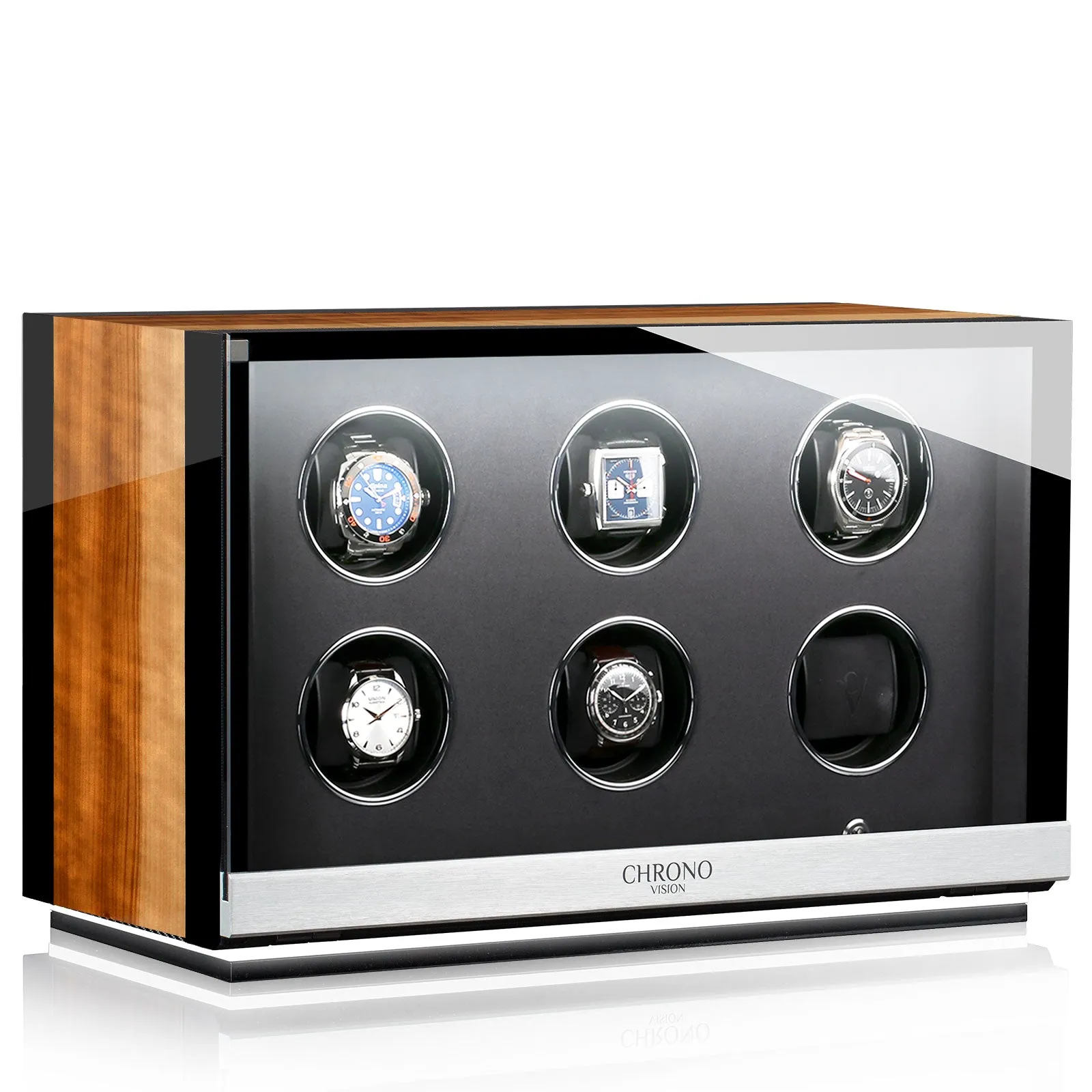 CHRN Watch Winder Ambiance VIII Aurosso High Gloss Black High Gloss