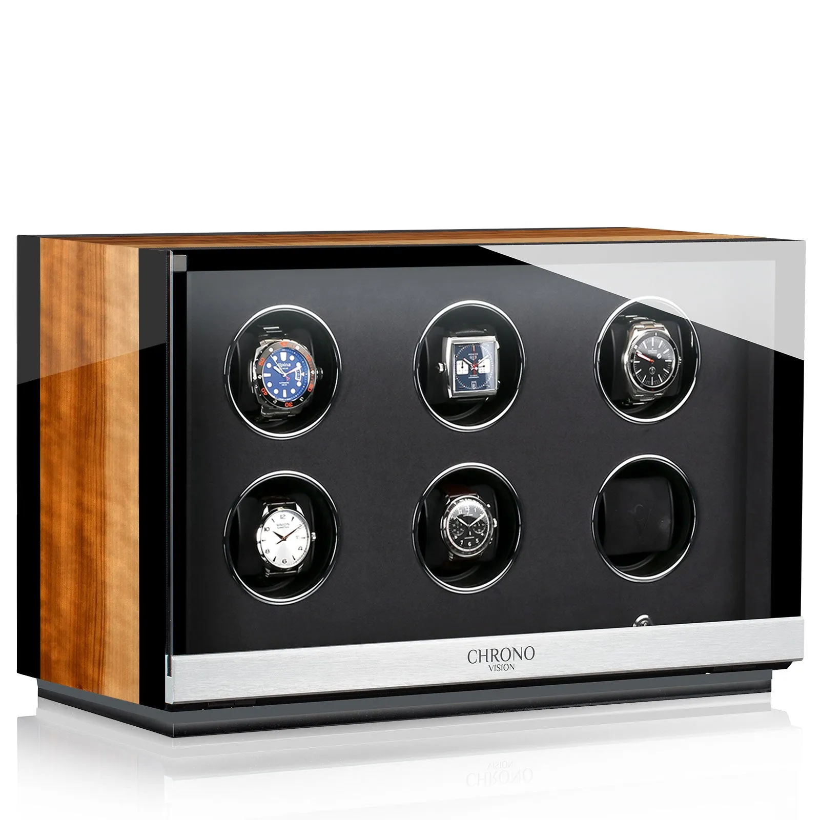 CHRN Watch Winder Ambiance VIII Aurosso High Gloss Black High Gloss