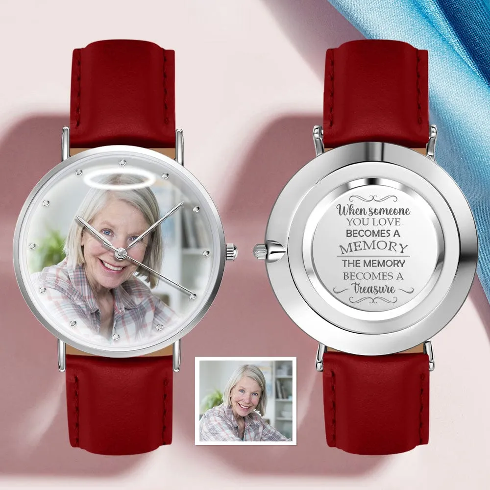 Custom Photo Watch Personalized Remembrance Watch Memorial Gifts