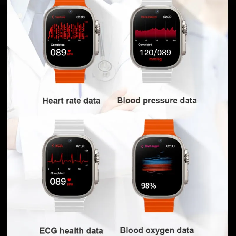 DaTeoy S9 Ultra 2 Android Smartwatch- 2 32GB, Titanium alloy case with Camera, 4G Network, AMOLED Screen, Pressure, Altitude, Compass