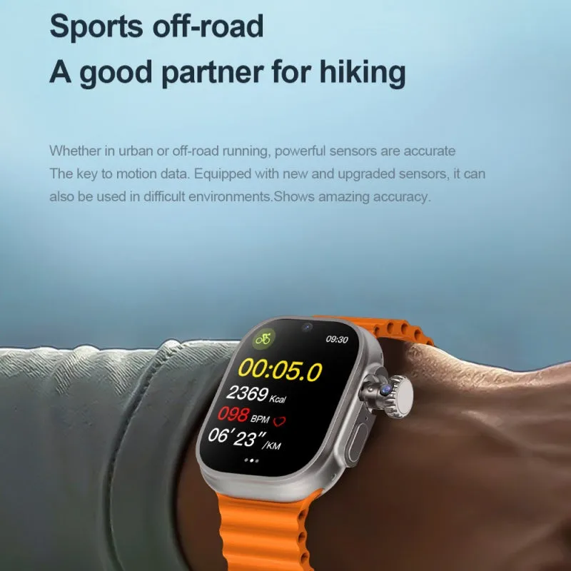 DaTeoy S9 Ultra 2 Android Smartwatch- 2 32GB, Titanium alloy case with Camera, 4G Network, AMOLED Screen, Pressure, Altitude, Compass