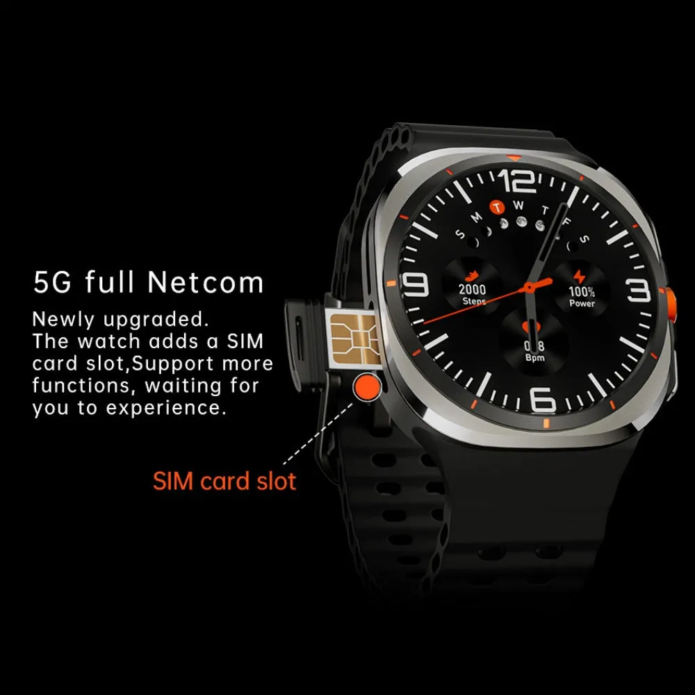 DaTeoy U8 Ultra Android Smart Watch- Bluetooth & Android Dual System| 4G LTE Rotating Camera| 1.6 inch AMOLED Screen 3 32 GB
