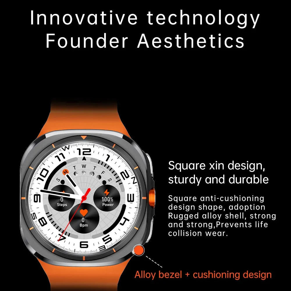 DaTeoy U8 Ultra Android Smart Watch- Bluetooth & Android Dual System| 4G LTE Rotating Camera| 1.6 inch AMOLED Screen 3 32 GB
