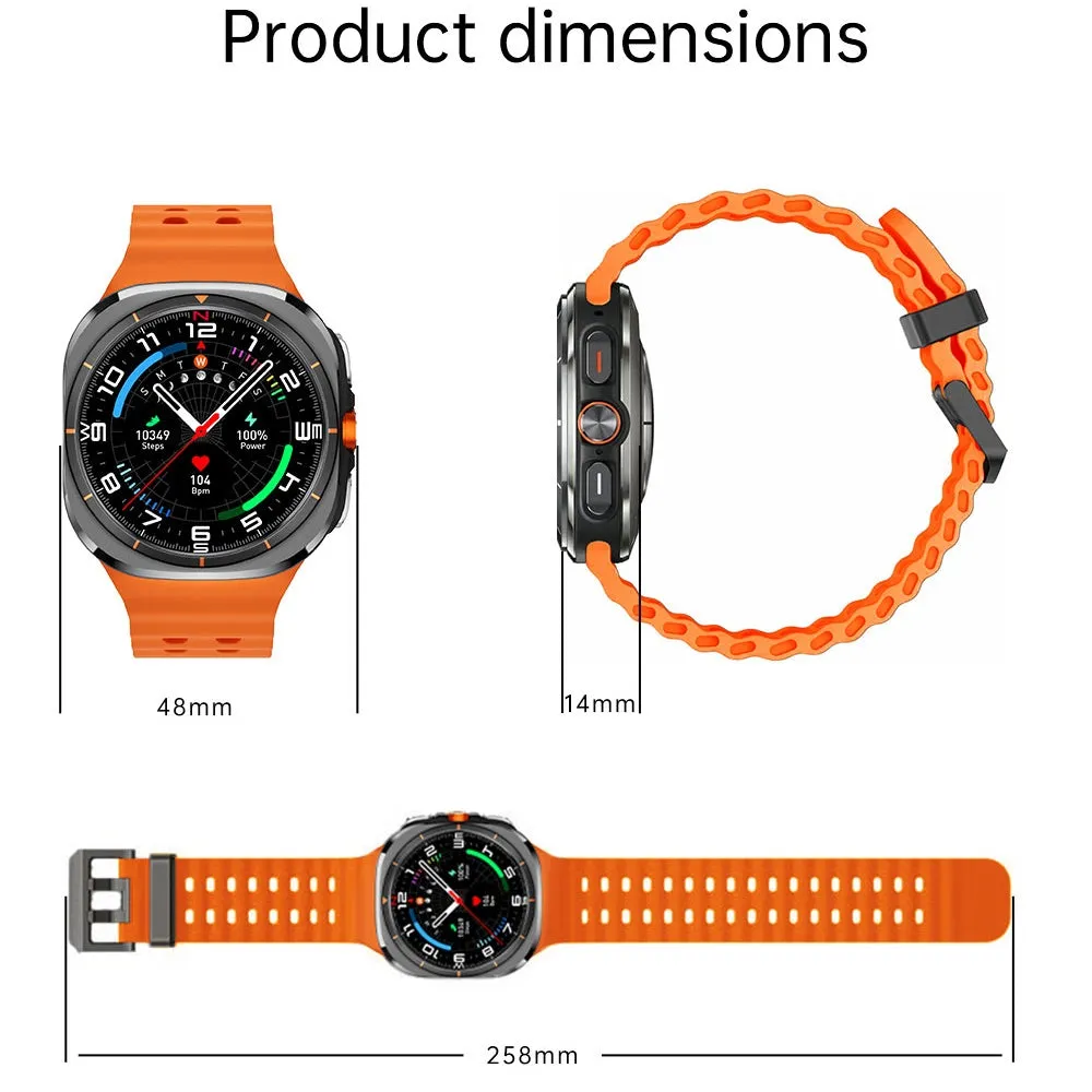 DaTeoy U8 Ultra Android Smart Watch- Bluetooth & Android Dual System| 4G LTE Rotating Camera| 1.6 inch AMOLED Screen 3 32 GB
