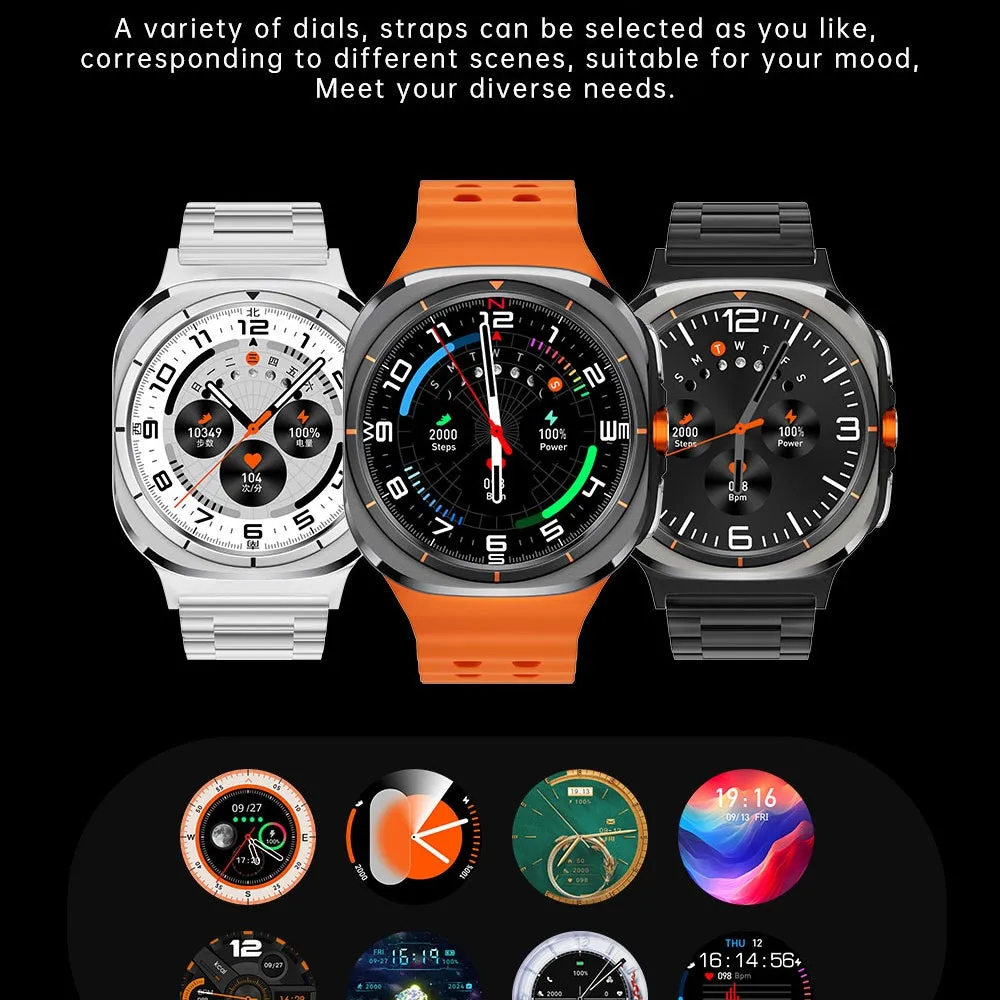 DaTeoy U8 Ultra Android Smart Watch- Bluetooth & Android Dual System| 4G LTE Rotating Camera| 1.6 inch AMOLED Screen 3 32 GB