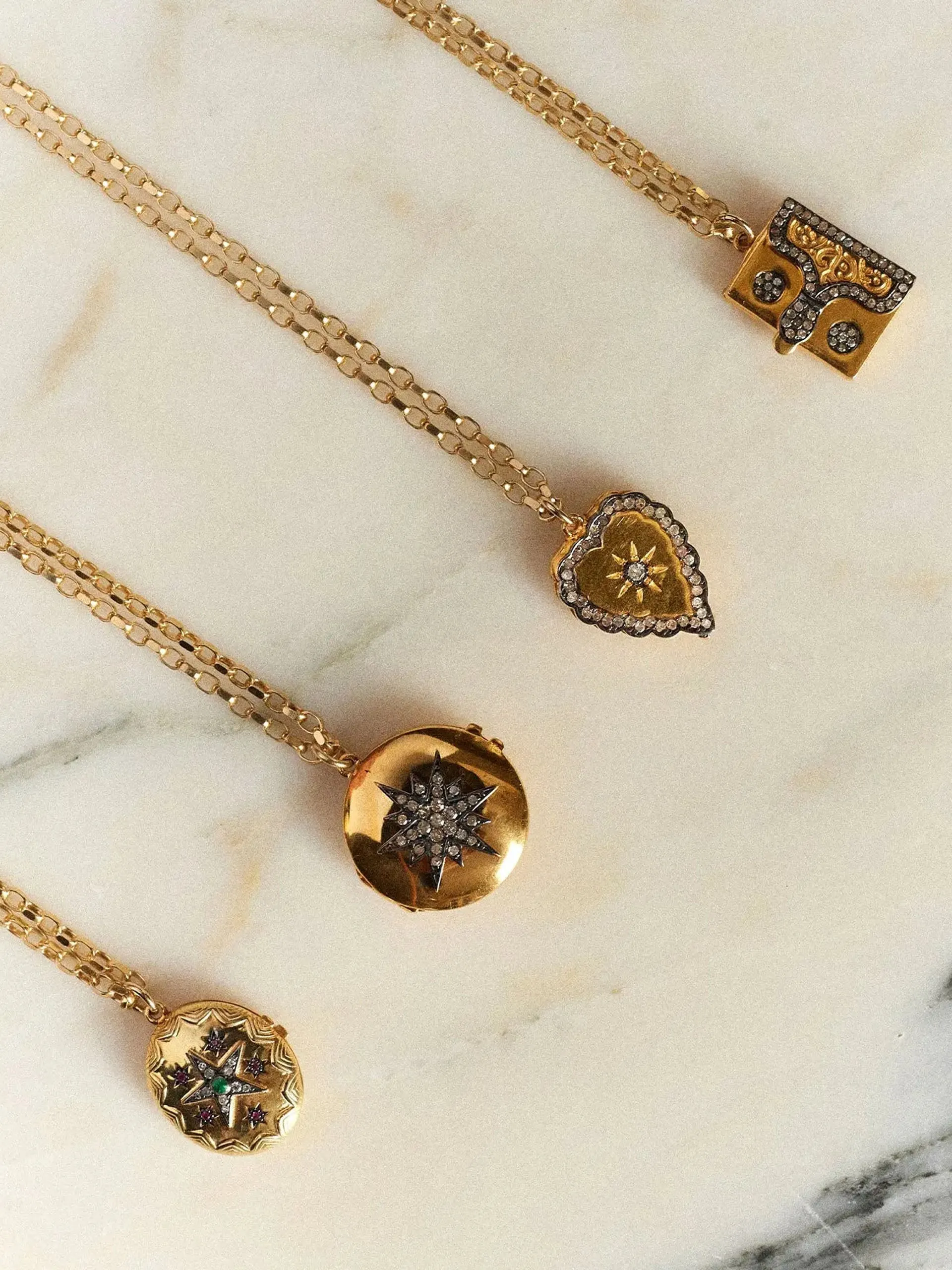 Diamond book of life locket
