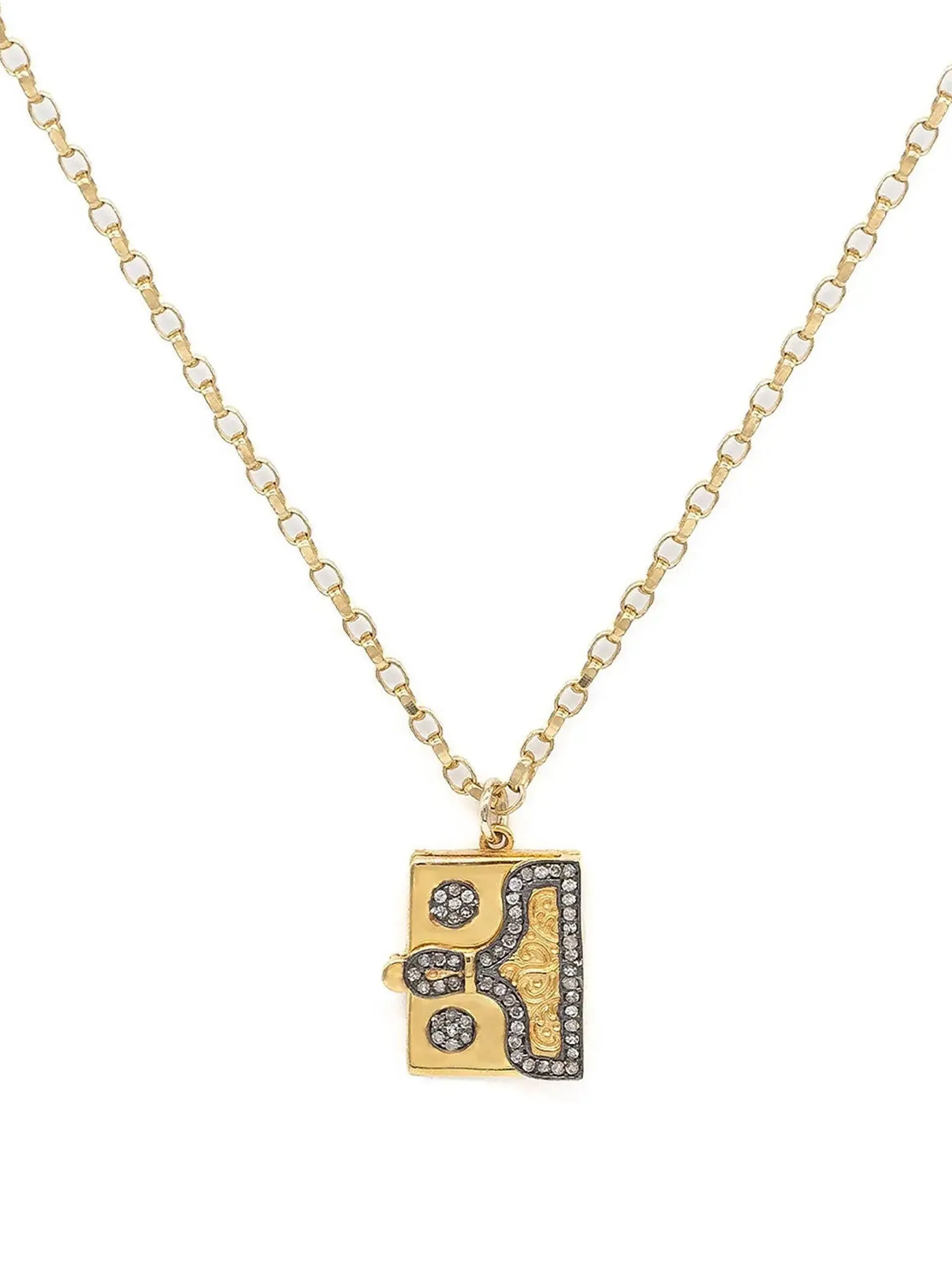 Diamond book of life locket