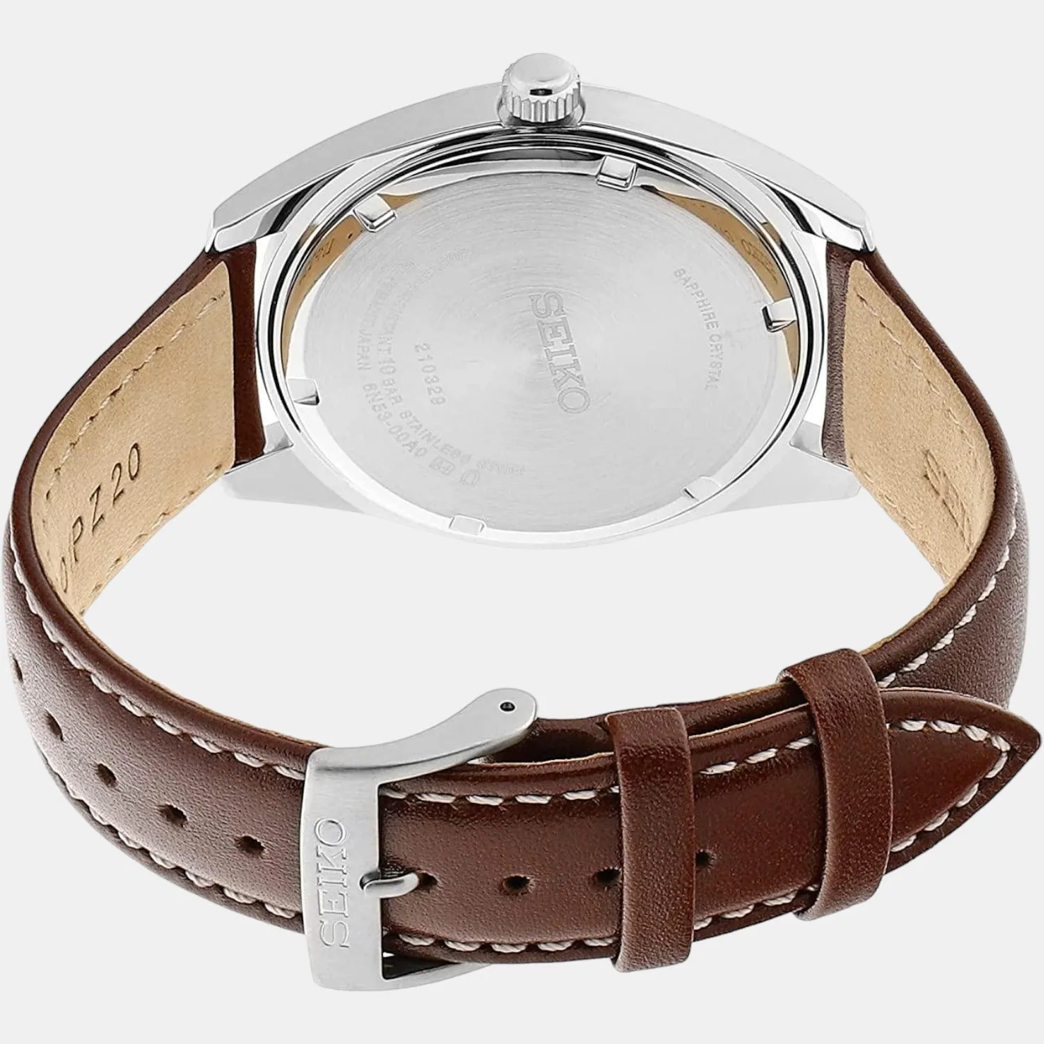 Dress Men's Green Analog Leather Watch SUR449P1