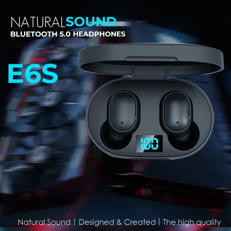 E6S Wireless Bluetooth 5.0 Earbuds - Macaron