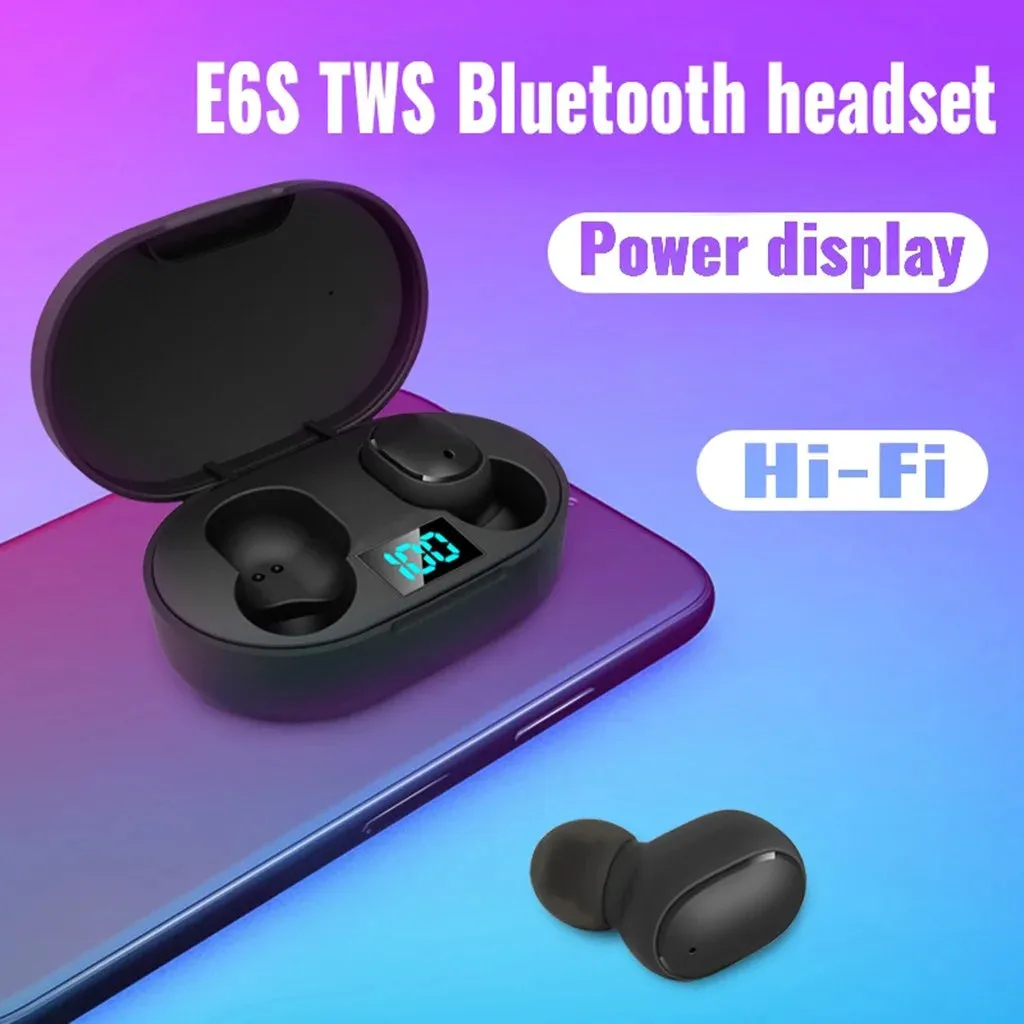E6S Wireless Bluetooth 5.0 Earbuds - Macaron
