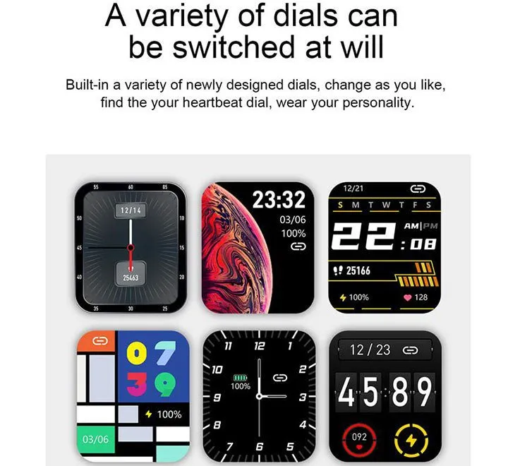 E86 Smartwatch (TPU Red)