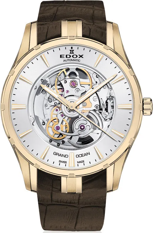 Edox Watch Grand Ocean Automatic Skeleton