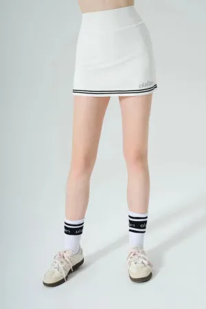 Electric A line Skirt - White