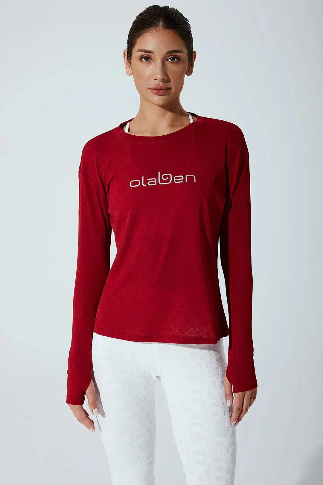 Emmy Long Sleeves Top - Savvy Red