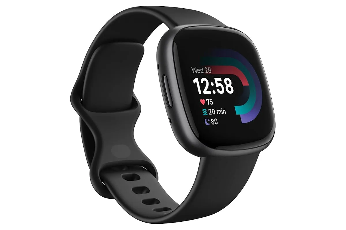 Fitbit Versa 4 Smartwatch | Black & Graphite