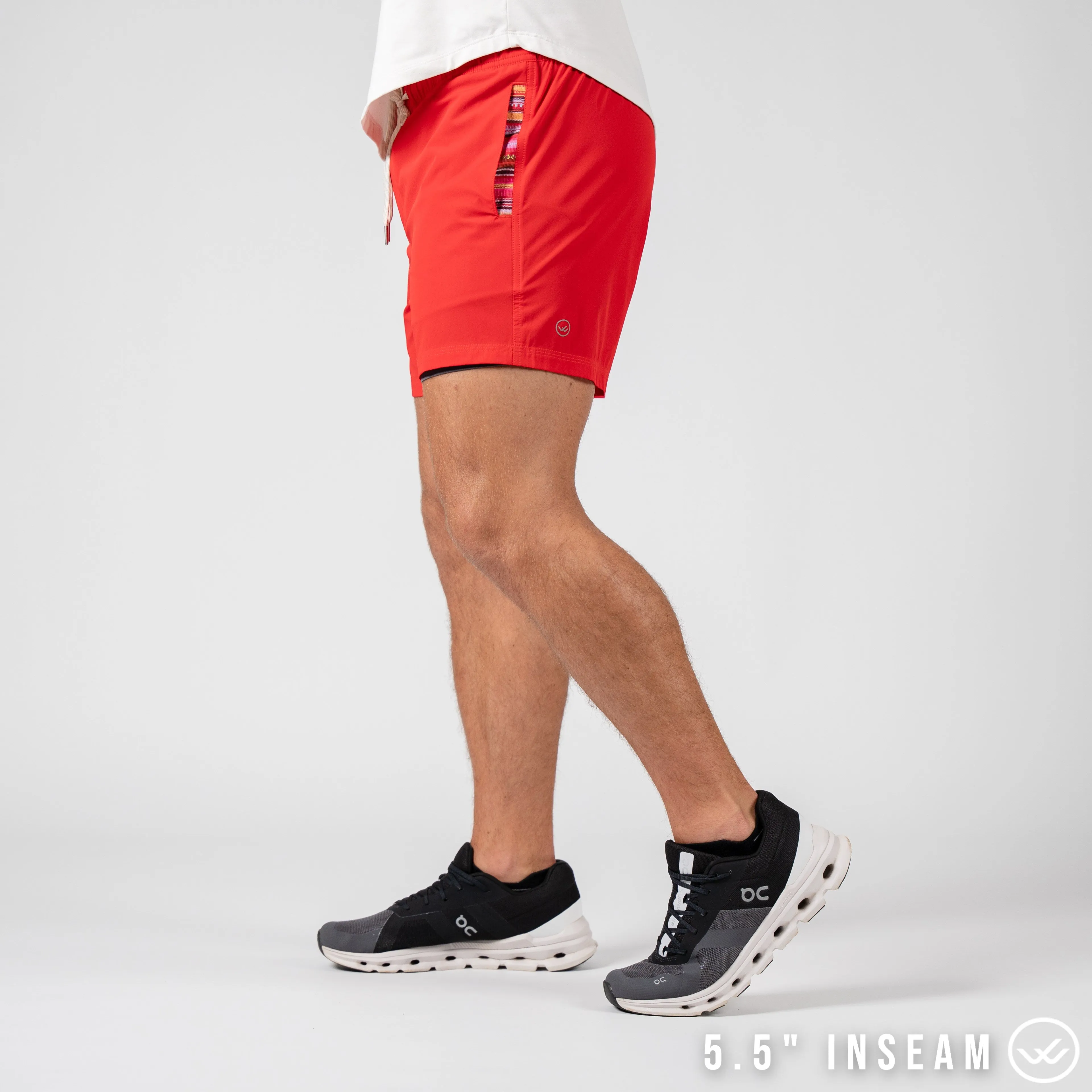 Flow 2.0 Short (Athletic) - Fire 5.5" & 7"