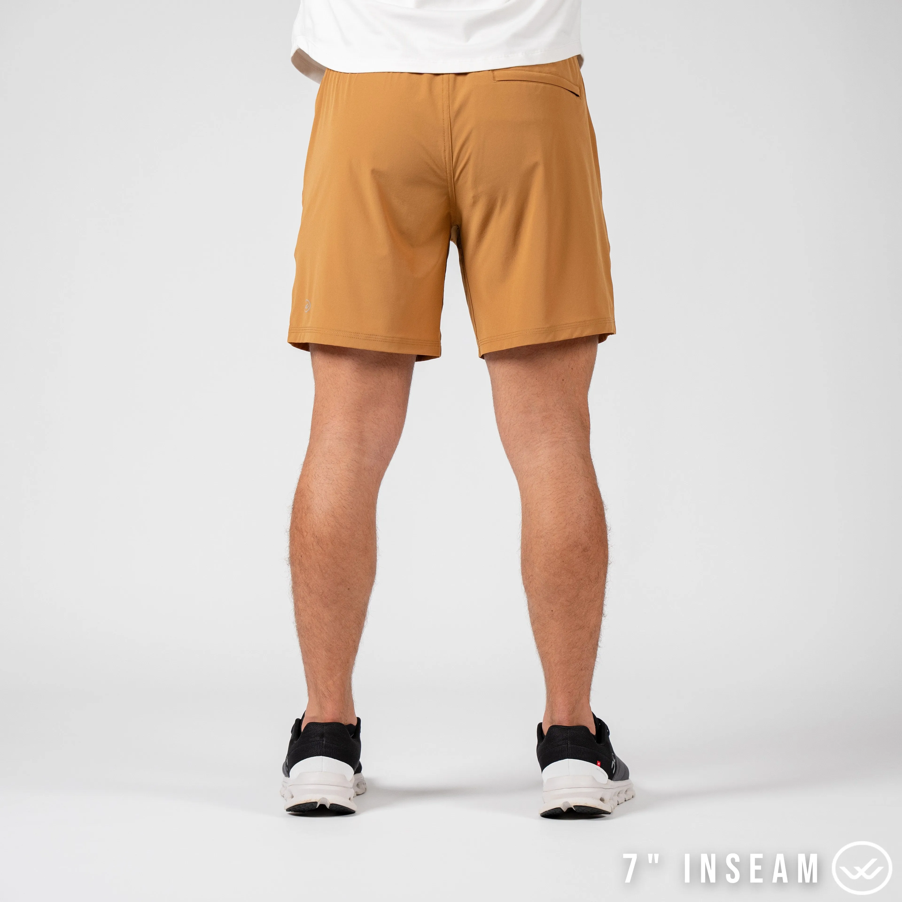 Flow 2.0 Short (Athletic) - Turmeric 5.5" & 7" - Linerless