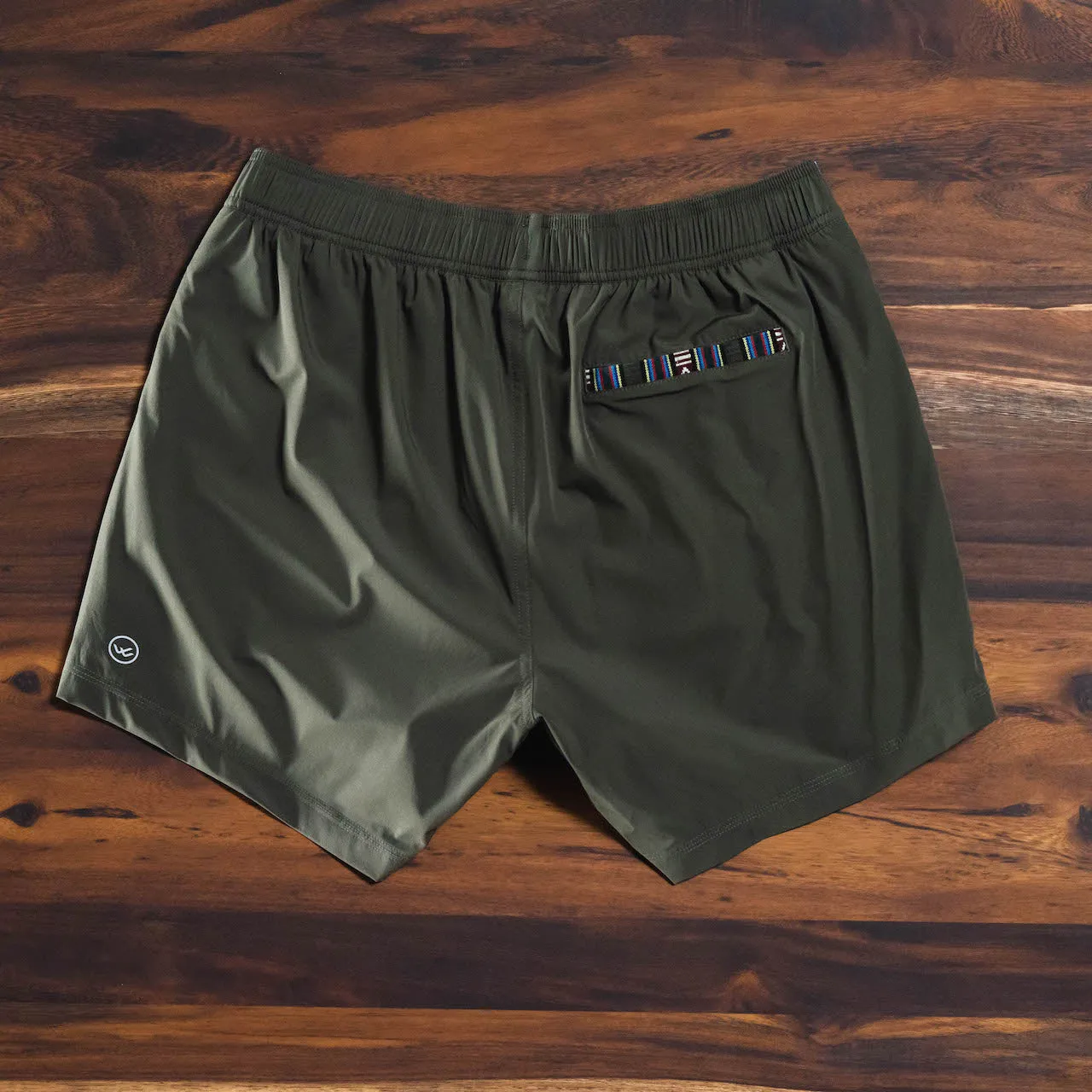 Flow Short (Athletic) - Olive 5.5" & 7" - Linerless