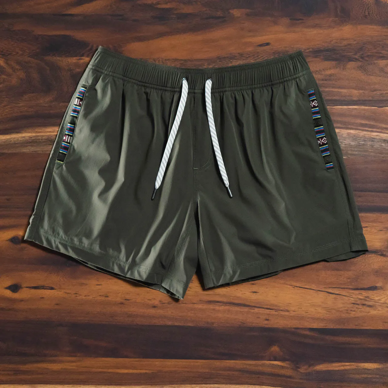 Flow Short (Athletic) - Olive 5.5" & 7" - Linerless